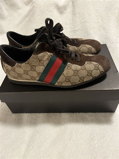 female gucci tennis shoes|old school vintage gucci sneakers.